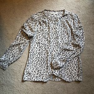 Leopard print blouse